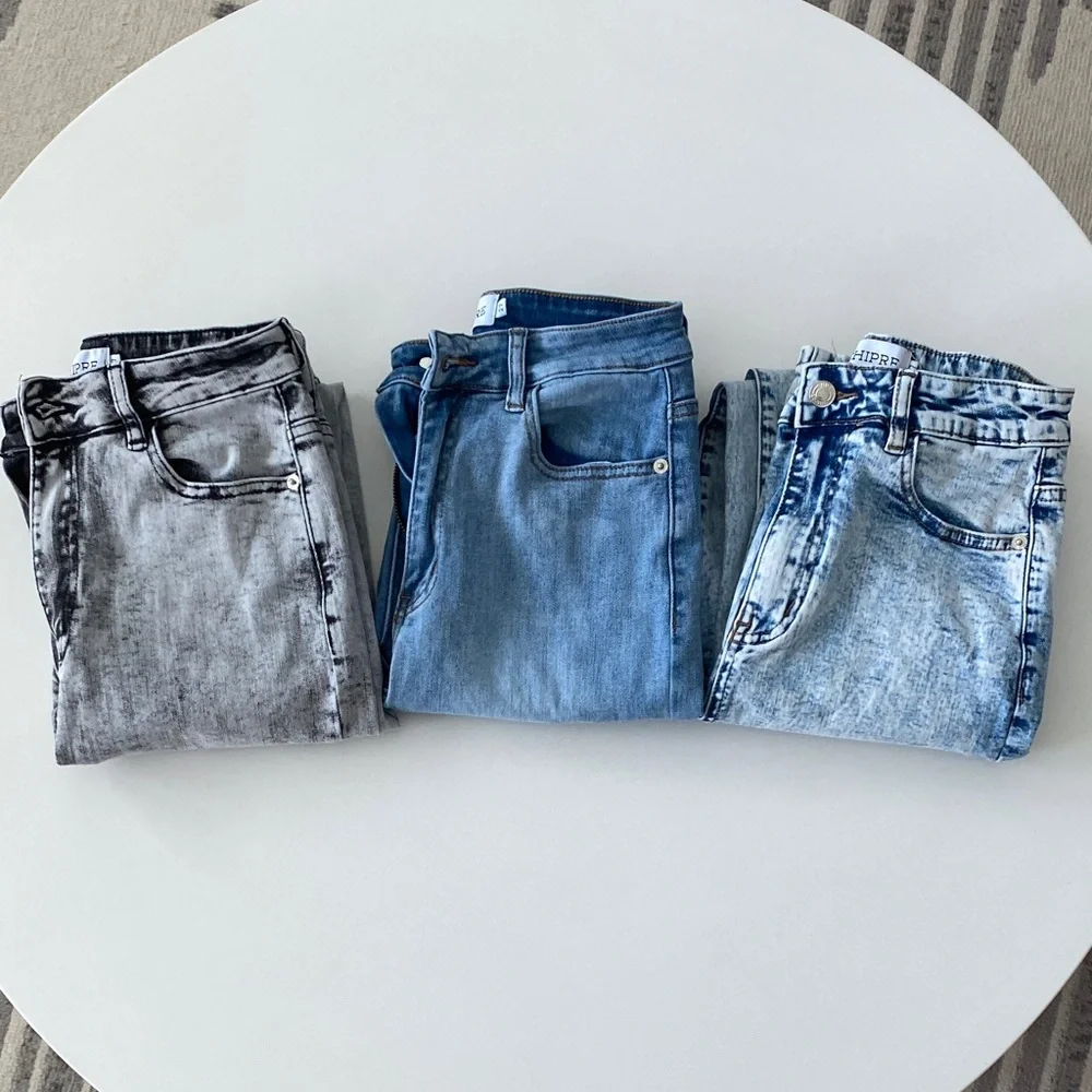 CHIPRE Denim Jeans Trio Bundle with tanks - Picture 1 of 13